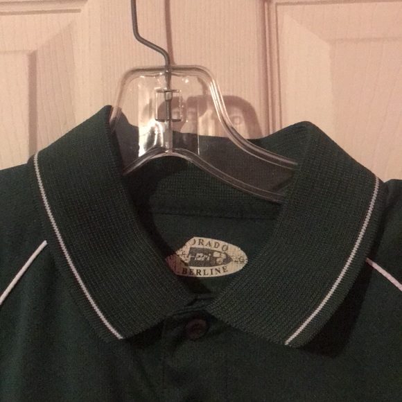 Baylor University Law School Green Golf Style Polo Colorado Timberline Mens L - Picture 2 of 12